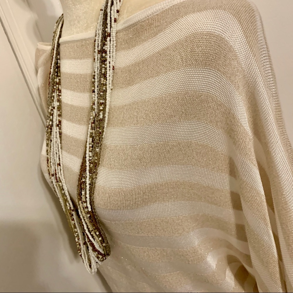 🌺WHBM M super comfy shiny sweater flawless🌺 - Picture 3 of 7